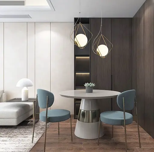 Мініатюрні підвісні світильники в корпусі кольору рожеве золото | Арт. AA 407 | Line F - фото 1