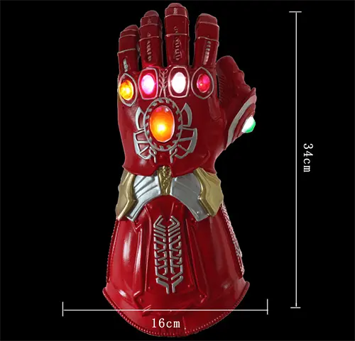 Рукавичка Нескінченності Таноса Месники з підсвічуванням Infinity Gauntlet Thanos Avengers 34 см TN 35 - фото 2