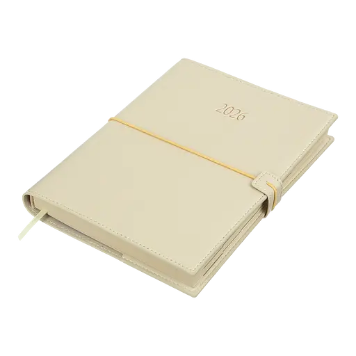 Щоденник датований Buromax Pandora 2026 A5 штучна шкіра бежевий (BM.21141-28) - фото 3