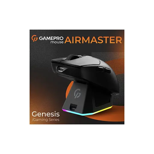 Мишка GamePro Genesis Airmaster Wireless/Bluetooth/USB Black (GM167B) - фото 8