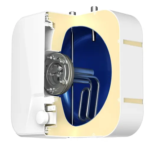 Водонагреватель электрический Aquatronic, 1500 Вт, мокрый ТЭН, 10 л под мойку, вертикальный, квадратный, белый (Compact WU1015 C2M) - фото 4