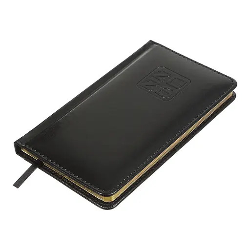 Еженедельник датированный Buromax Bravo 2026 черный 153 х 85 мм (BM.2893-01)