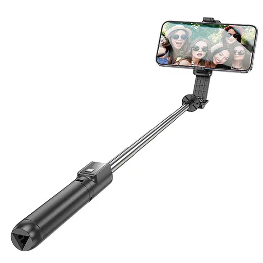 Монопод для селфи Borofone BY11 Happy с треногой + съемный BT пульт - фото 3