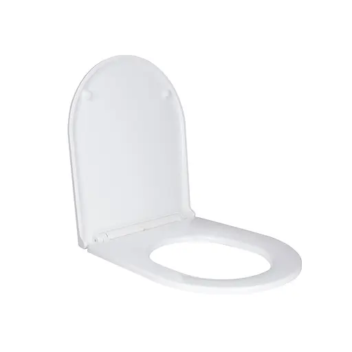 Сиденье для унитаза Qtap (Robin, Aries) с микролифтом Slim QT99HY2411W, Белый - фото 3