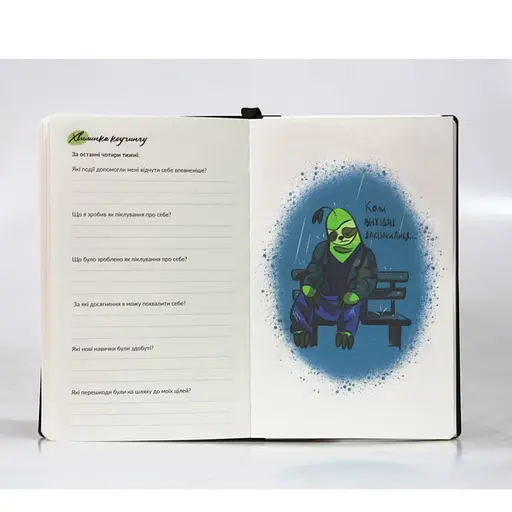 Міні планер "Зоряне небо" 22301-KR перероблений замінник шкіри еко, 130х210 мм - фото 6