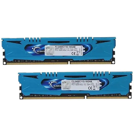 Оперативна пам'ять G.Skill DDR3 (2X8GB) 2400Mhz CL11 F3-2400CL11D-16GAB Ares XMP Desktop Memory Kit Б/В