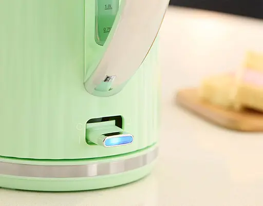 Russell Hobbs Электрочайник Eden, 1.7л, нержавеющая сталь, пластик, фисташковый - фото 7