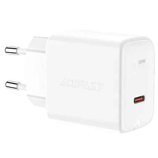 МЗП Acefast A21 PD30W GaN (1USB-C) White - фото 2