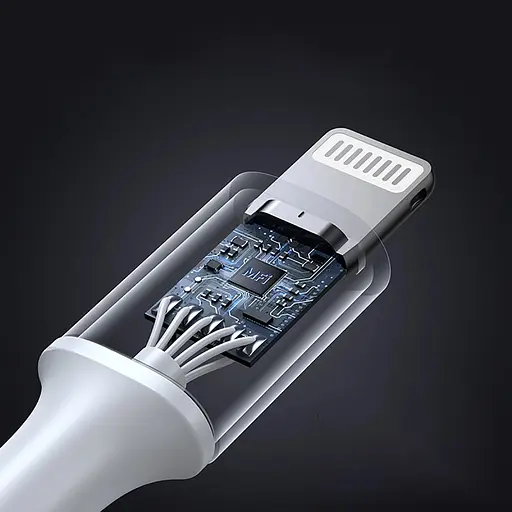 Кабель Ugreen USB 2.0 Type-C M-Lightning M, 1 м, (20V/3A), (60W) Білий, US304 - фото 5