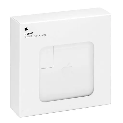 МЗП 61W Power Adapter for Apple (1USB-C) (AAA) (box) White - фото 3