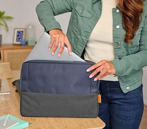 Чехол для ноутбука Trust Lisboa Sleeve 16” Blue - фото 5