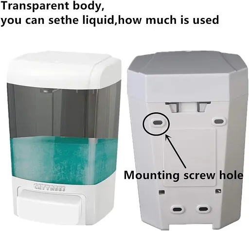 Настінний дозатор для мила CATTREES 800 мл - фото 2