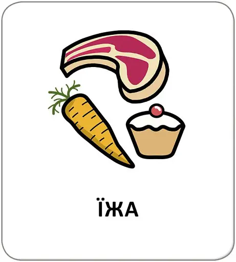 Картки з піктограмами. Їжа, напої - фото 4