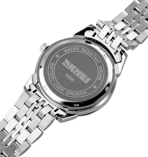 Наручний годинник Skmei 9268 Silver Black, 9268SIBK (18385) - фото 3