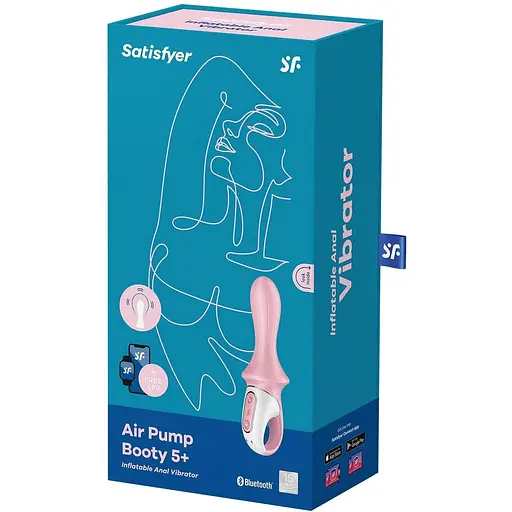 Анальний смарт-вібратор Satisfyer Air Pump Booty 5+, надувається - фото 8