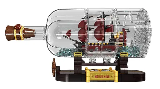 Конструктор Піратський корабель у пляшці 885 елементів - фото 3