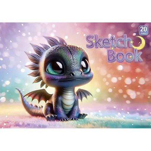 Альбом для малювання Школярик PB-GB-020-8515-1 склейка 20 аркушів