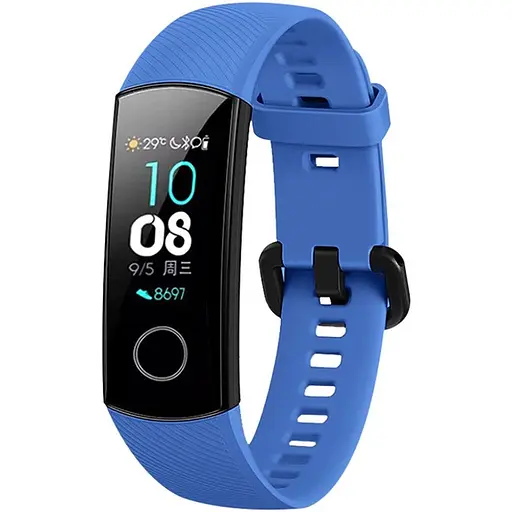 Ремінець для фітнес-браслета MIIQNUS для Honor Band 4 і 5 блакитний