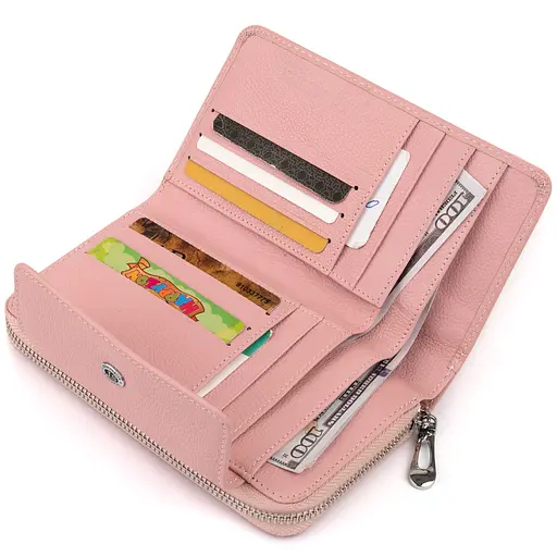 Кожаный женский кошелек ST Leather 19х9.5х2.5 см acs0015404 - фото 3