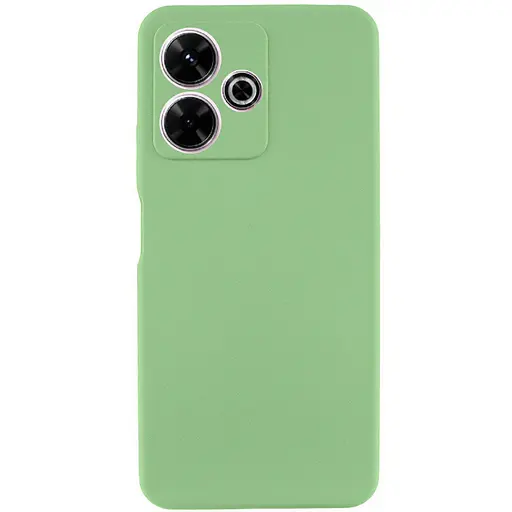 Чехол Lakshmi Silicone Cover Full Camera AAA для Xiaomi Redmi 13 4G/Poco M6 4G Мятный/Mint