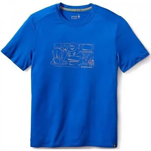 Футболка Smart Wool Merino 150 Backpacker's Tee Bright Blue S (1033-SW 16048.378-S)