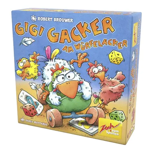 Настольная игра Zoch Джиджи Шутник и кубические приключения (Gigi Gacker am Wurfelacker) (англ.) (601105222)