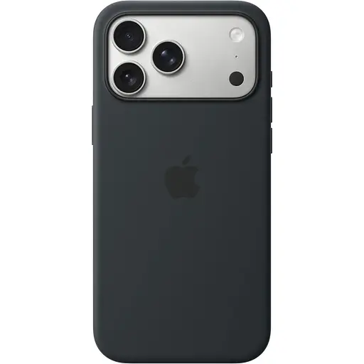 Чехол Silicone Case with Button, Animation & MagSafe для Apple iPhone 17 Pro Max Black AAA (149948) - фото 2