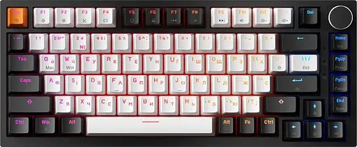 Клавіатура магнітна дротова GamePro Asgard Valhalla Max 75% USB Black (MK160B MAX)