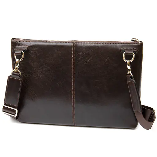 Чоловіча шкіряна сумка для ноутбука GRANDE PELLE 36х25х1,5 см sum0015578 - фото 2