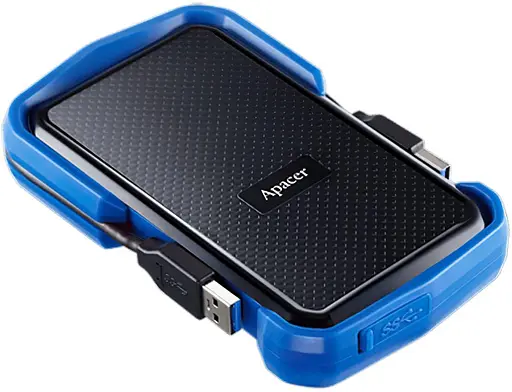 Зовнішній HDD накопичувач Apacer 2Tb AC631 Black-Blue (AP2TBAC631U-1) - фото 3