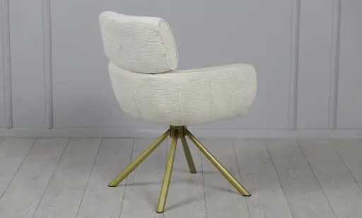 Стілець Артур з обертовим механізмом айворі - фото 5