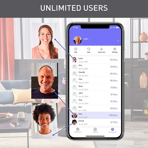 Розумні ваги Tefal Goodvibes Health BM9670S1 [131387] - фото 8