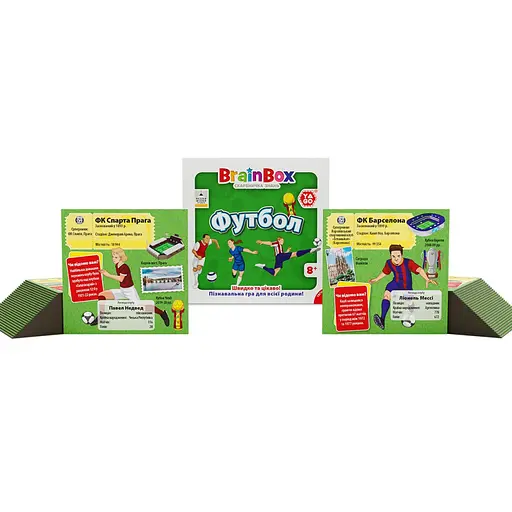 Карткова гра Brainbox "Футбол" Yago BZZBRFB02UA 55 карток 1 гральний кубик - фото 4