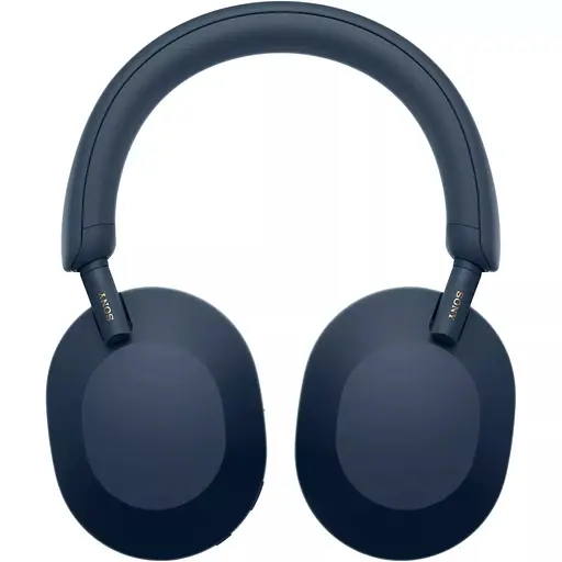 Наушники Over-ear WH-1000XM5 BT 5.2, ANC, Hi-Res, AAC, LDAC, Wireless, Mic, Синий Sony teh0013177 - фото 3