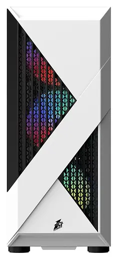 Корпус 1stPlayer F3-A-WH-4F1 White без БП (F3-A-WH-4F1) - фото 2