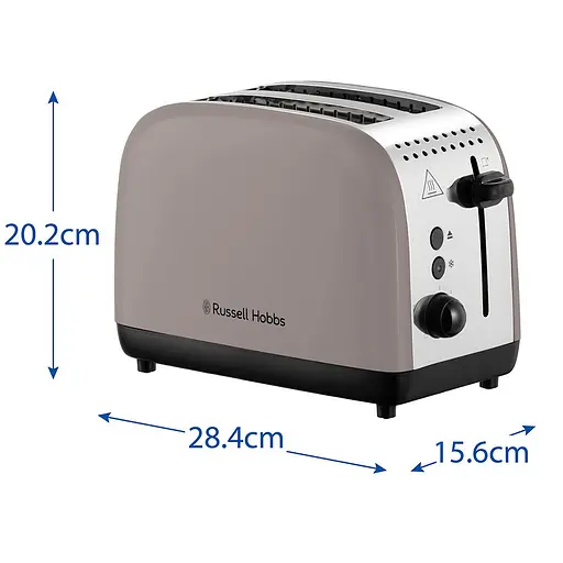 Тостер  Russell Hobbs Colours Plus 2S Mocha 1670 Вт (26931-56) - фото 9