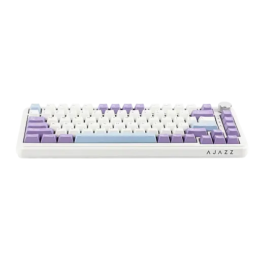 Клавиатура Ajazz AK820 Max RGB White Purple - фото 3