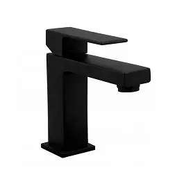 Смеситель для раковины Paffoni Elle с донным клапаном black matt EL075NO, Черный матовый - фото 1