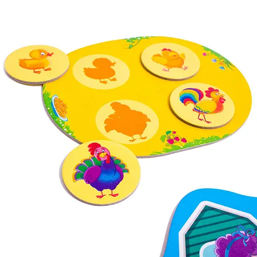 Дитяча настільна гра "Ферма 3 в 1" VT2901-03 укр. мовою - фото 2