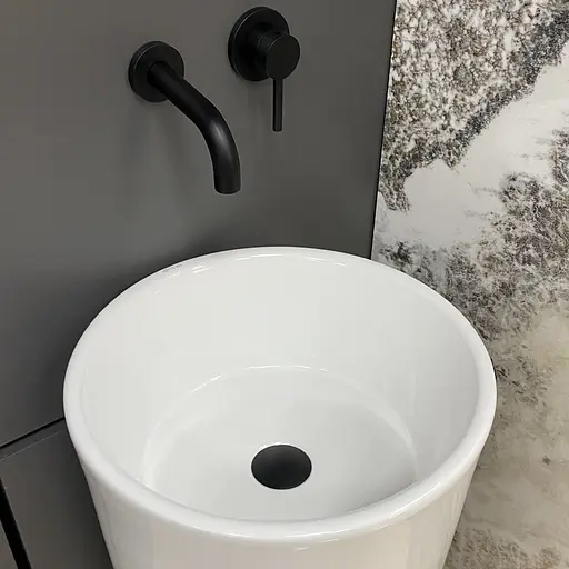 Умивальник підлоговий VBI Atessa white VBI-019027, Білий - фото 4