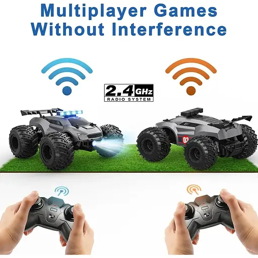 Машинка с дистанционным управлением для детей и взрослых, высокоскоростная внедорожная 2.4 ГГц - фото 4