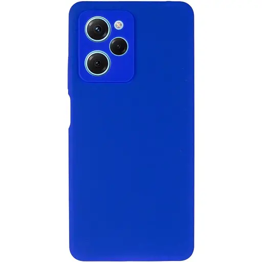 Чохол Silicone Cover Lakshmi Full Camera (AA) для Xiaomi Poco X5 Pro 5G Синій / Iris - фото 2