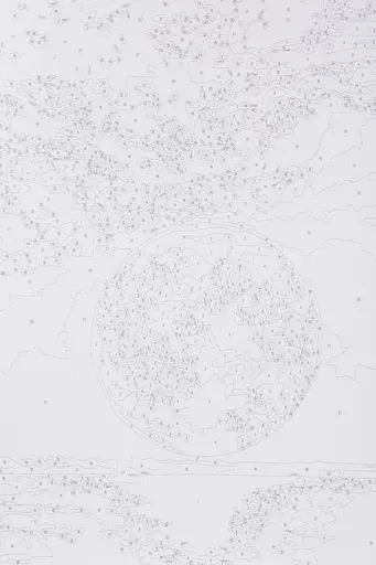 Набір для розпису по номерах "Місячна ніч" 40*50 см, IDEA2-GX46604, ТМ "99IDEAS" - фото 7