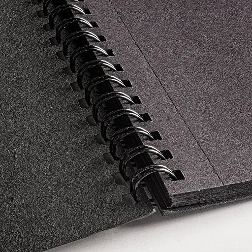 Альбом для рисунка SM-LT Art Authentic на спирали А4 165г/м2 30л черная бумага - фото 4