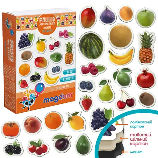 Набор магнитов Magdum "Фрукты и ягоды" ML4031-11 EN - фото 5