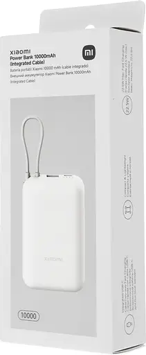 Портативний акумулятор Xiaomi 10000 mAh Integrated Cable (BHR9072GL / P15ZM) tan - фото 8