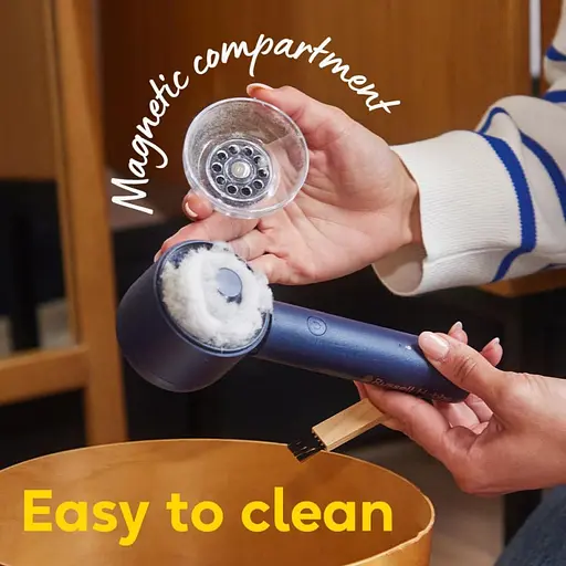 Машинка для удаления катышек Russell Hobbs, большая площадь лезвий. 90 мин. работы на одном заряде, USB, синий - фото 7