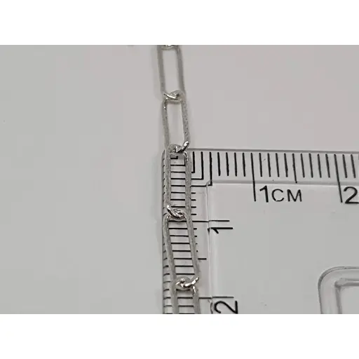 Срібний ланцюжок Аметист Якірне 2202107 80 - фото 3