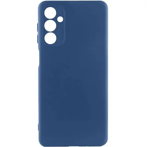 Чохол TPU GETMAN Liquid Silk Full Camera для Samsung Galaxy A24 4G Синій / Navy Blue