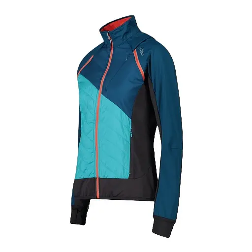 Куртка CMP Women's Hybrid Jacket with Removable Sleeves Deep lake XXS (1097-30A2276-M916 34) - фото 3